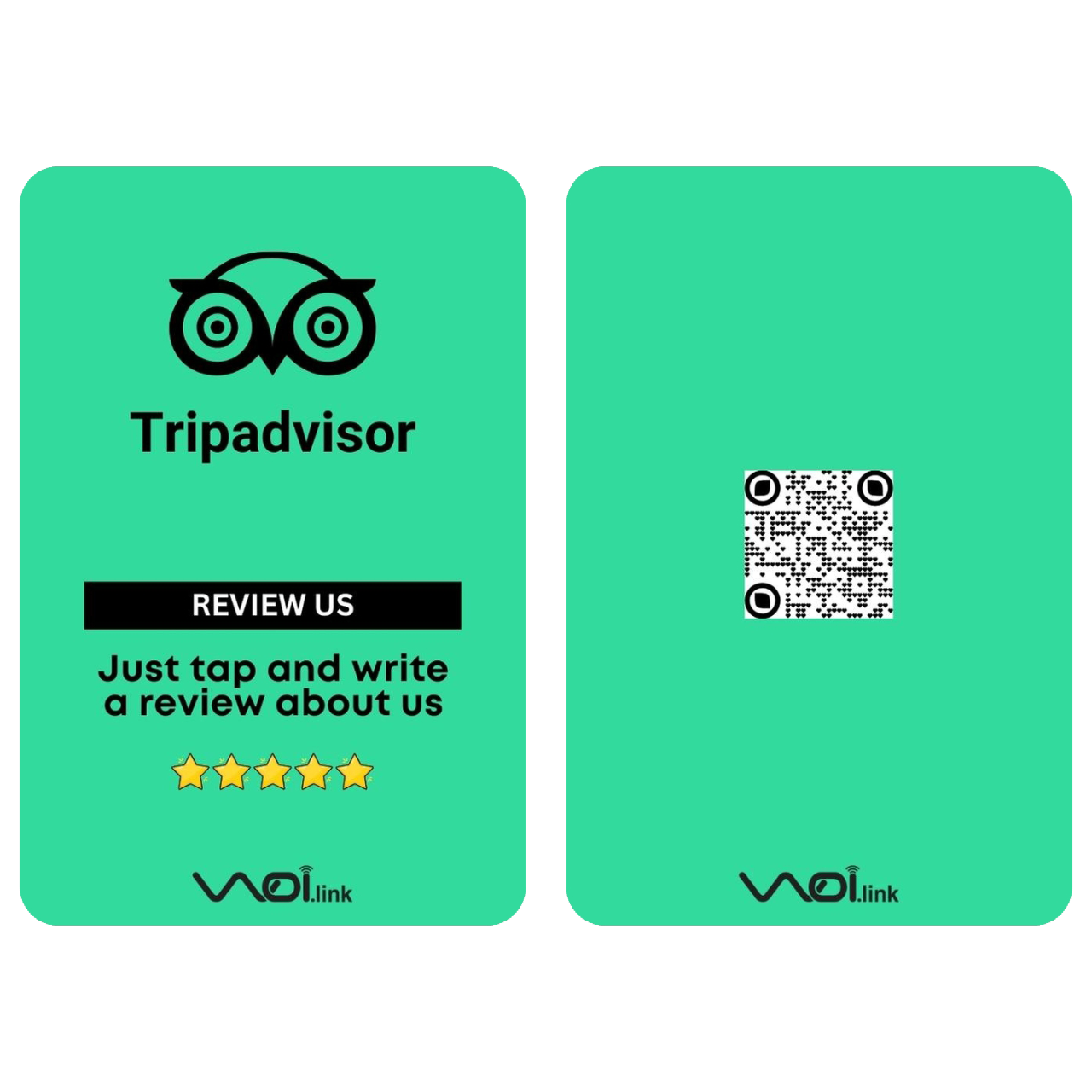 Unlock the Power of Positive Reviews with the WoiLink TripAdvisor Review Card